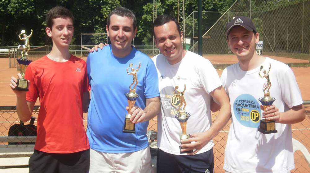 Torneios internos de tênis masculino fecham o ano de 2014