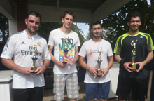 Murilo Teixeira e Victor Piffardini vencem na 2.ª etapa do tênis de campo