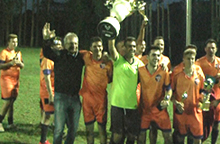 Final do futebol livre do primeiro semestre de 2015