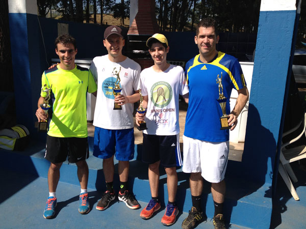 Felipe e Victor conquistam títulos na 3.ª etapa do tênis masculino