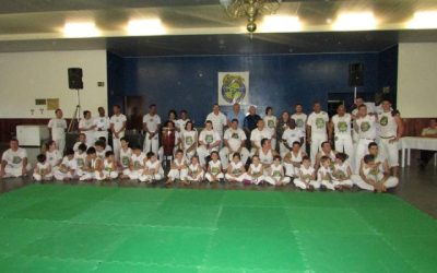Capoeira teve ”graduação e troca de cordões”