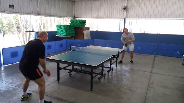 Torneios internos de tênis de mesa