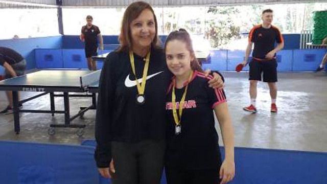 Torneios internos de tênis de mesa