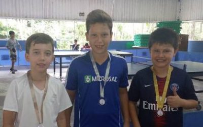 Torneios internos de tênis de mesa
