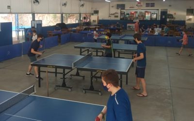 Torneios internos de tênis de mesa