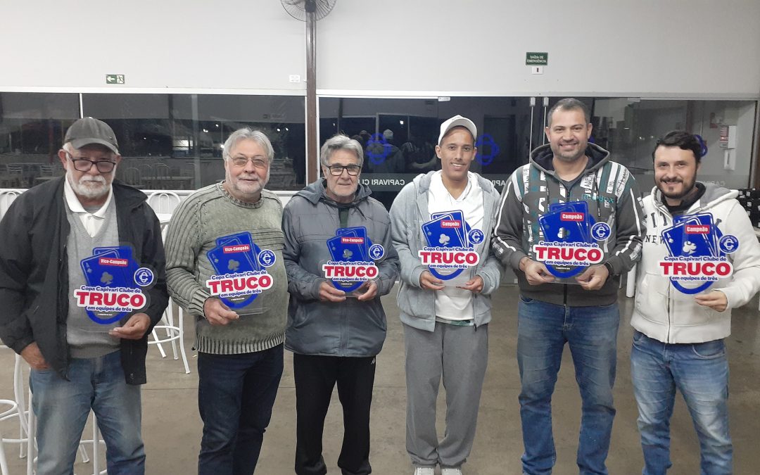 Copa Capivari Clube de truco, em equipes de três, 1.º semestre de 2025