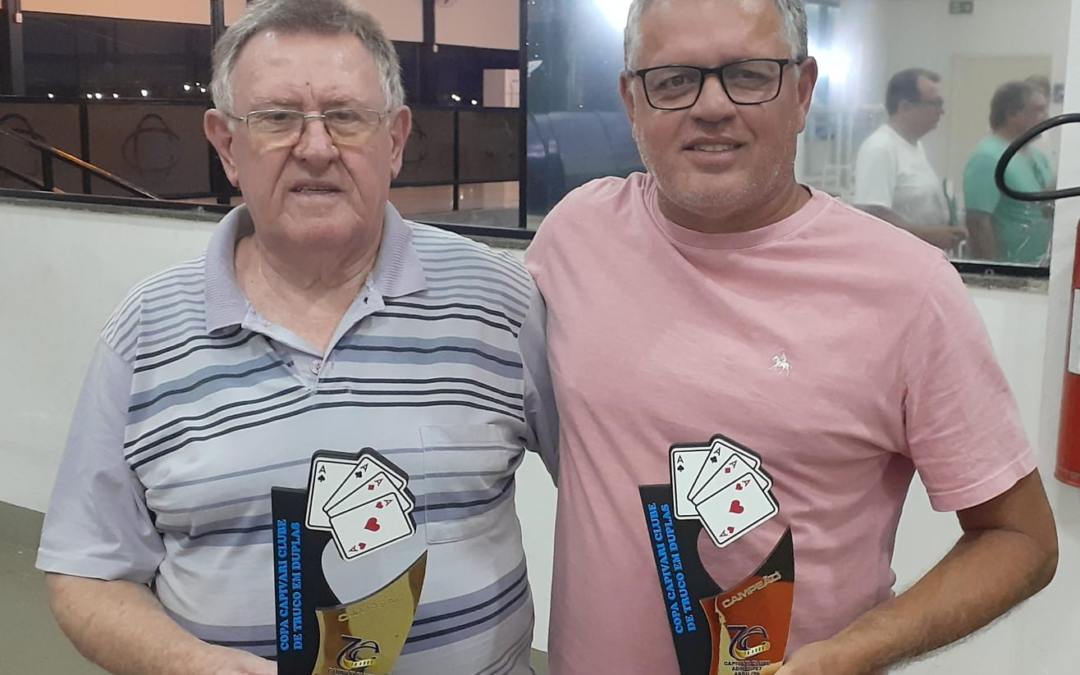 Copa Capivari Clube de truco, em duplas