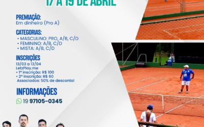 2.º Open de raquetinha