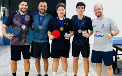 Torneios internos de tênis de mesa