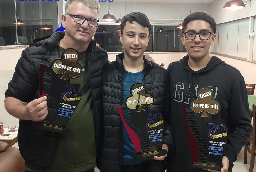 Copa Capivari Clube de truco, em equipes de três