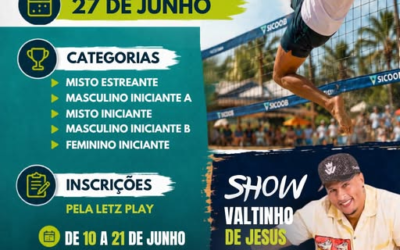 Futevôlei tem disputas no final de junho