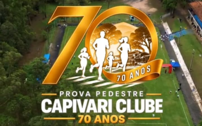 Prova pedestre Capivari Clube 70 anos